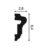 P6020 ORAC Cornice Durofoam L200 x H6,4 x L2,8 cm ORAC DECOR 3 - Cornice Quadro