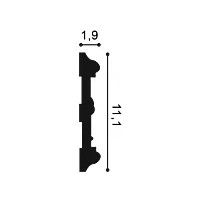 P7020 ORAC Cimaise Durofoam L200 x H11,1 x L1,9 cm ORAC DECOR 3 - Cimaise Tableau