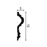 P8050 ORAC Cornice Durofoam L200 x H12 x P3 cm ORAC DECOR 3 - Cimaise Tableau 