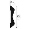 P8040 ORAC Imagen Durofoam L200 x H10,1 x L2,2 cm ORAC DECOR 3 - Cimaise Tableau 