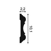 P8040 ORAC Durofoam Bilderleiste L200 x H10,1 x B2,2 cm ORAC DECOR 3 - Cimaise Tableau
