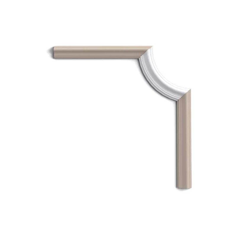 P8030C ORAC Ecke für P8030 Durofoam L19 x H1,7 x B8,6 cm ORAC DECOR 4 - Cimaise Tableau 