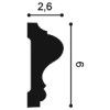 P8020F ORAC Flexible Climb Durofoam L200 x H6 x L2,6 cm ORAC DECOR 3 - Cimaise Tableau 
