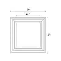 W121 ORAC 3D wall panel Purotouch L50 x H50 x L3.2 cm ORAC DECOR 3 - Cimaise Tableau 