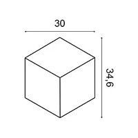 W105 ORAC 3D Wandplatte Purotouch L30 x H34,6 x L3 cm ORAC DECOR 3 - Cimaise Tableau