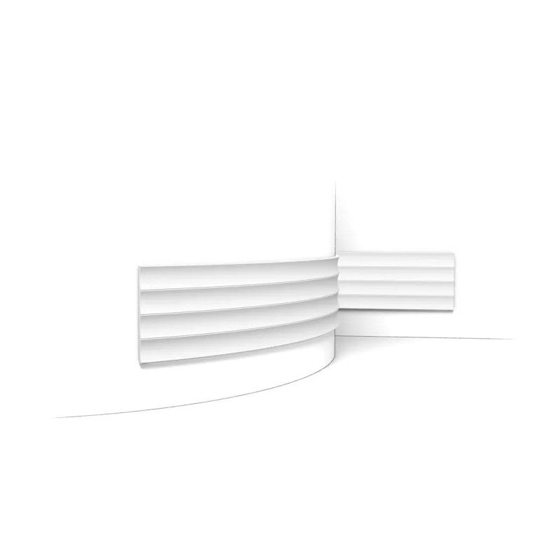 W114F ORAC Wall Panel FLEX 3D Flex L200 x H25 x L1.5 cm ORAC DECOR 1 - Cimaise Tableau 