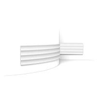 W114F ORAC Wall Panel FLEX 3D Flex L200 x H25 x L1.5 cm ORAC DECOR 1 - Cimaise Tableau 