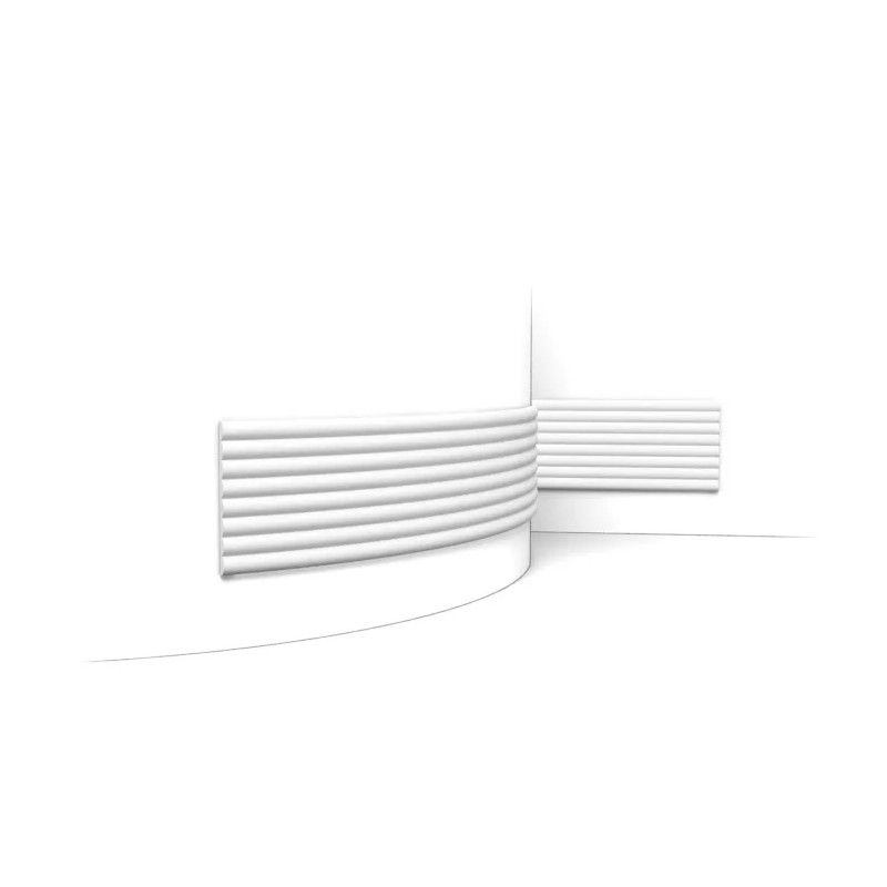 W110F ORAC Panneau Mural FLEX 3D Flex L200 x H25 x L1,6 cm ORAC DECOR 1 - Cimaise Tableau