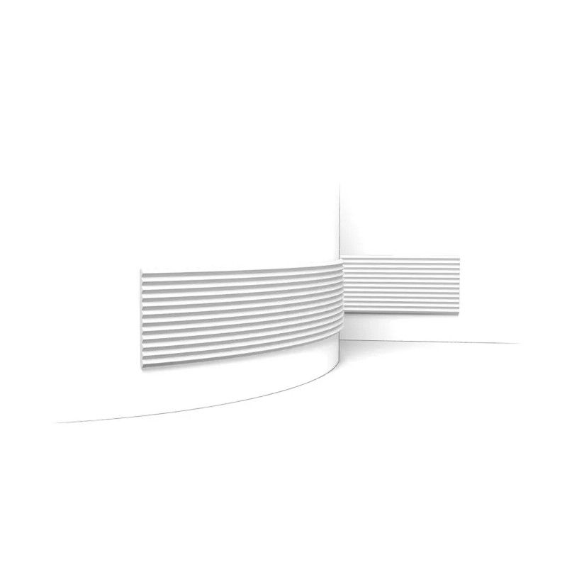 W108F ORAC Wall Panel FLEX 3D Flex L200 x H25 x L1,8 cm ORAC DECOR 1 - Cimaise Tableau