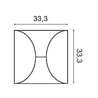 W107 ORAC Panel de pared 3D Purotouch L33.3 x H33.3 x L2,9 cm ORAC DECOR 3 - Cimaise Tableau 