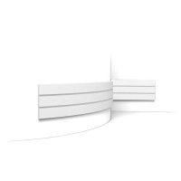 W116F ORAC Wandverkleidung FLEX 3D Flex L200 x H25 x L2 cm ORAC DECOR 1 - Cimaise Tableau