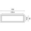 W120 ORAC Panneau mural 3D Purotouch L150 x H50 x L3,2 cm ORAC DECOR 3 - Cimaise Tableau 