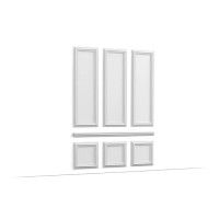 W120 ORAC Pannello murale 3D Purotouch L150 x H50 x P3,2 cm ORAC DECOR 4 - Cimasa per Quadri