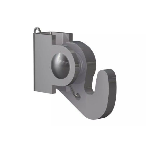 Self-locking hook for 4 x 4 rod (20kg) - picture rail fixing for artiteq painting ARTI TEQ 1 - Cimaise Tableau 