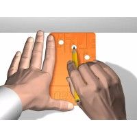 Pack di 6 Click & connect per mini click (AGGIUNTIVO) - appendere quadro cornice da parete appena installata ARTI TEQ 5 - Cimice