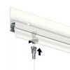 Riel para cuadros de 200 cm imprimación blanca - Fijación de riel para cuadros artiteq ARTI TEQ 8 - Cimaise Tableau 