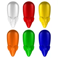 MOUSE MAGNETS COLOUR x 6 Piéces ARTI TEQ 1 - Cimaise Tableau 