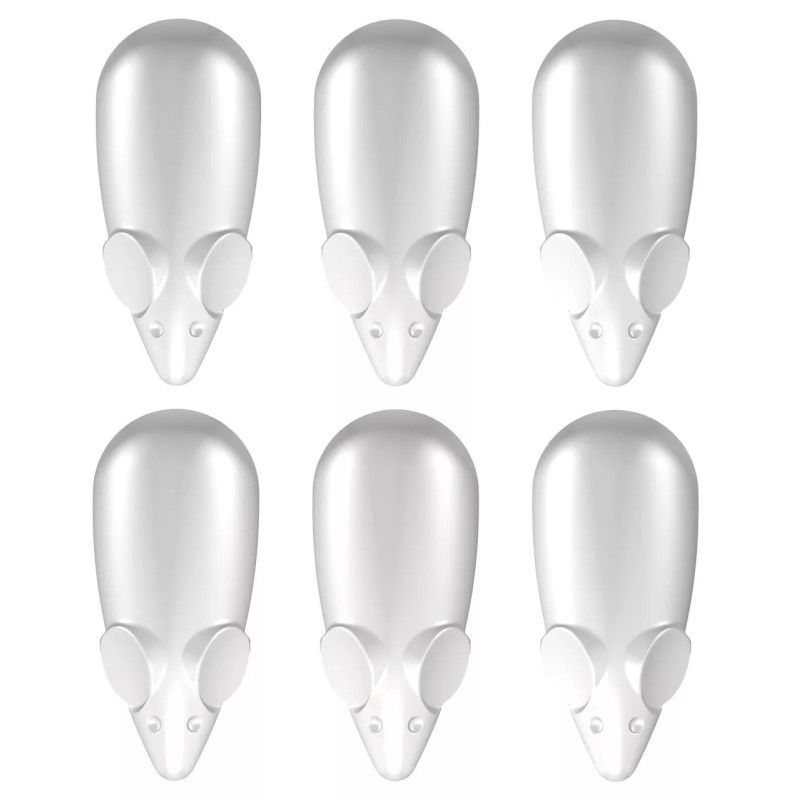 MOUSE MAGNETS BIANCO X 6 PEZZI ARTI TEQ 1 - Cornice per quadri