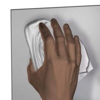 Adhesive attachment for dibond, Plexiglass and table ARTI TEQ 10 - Cimaise Tableau 