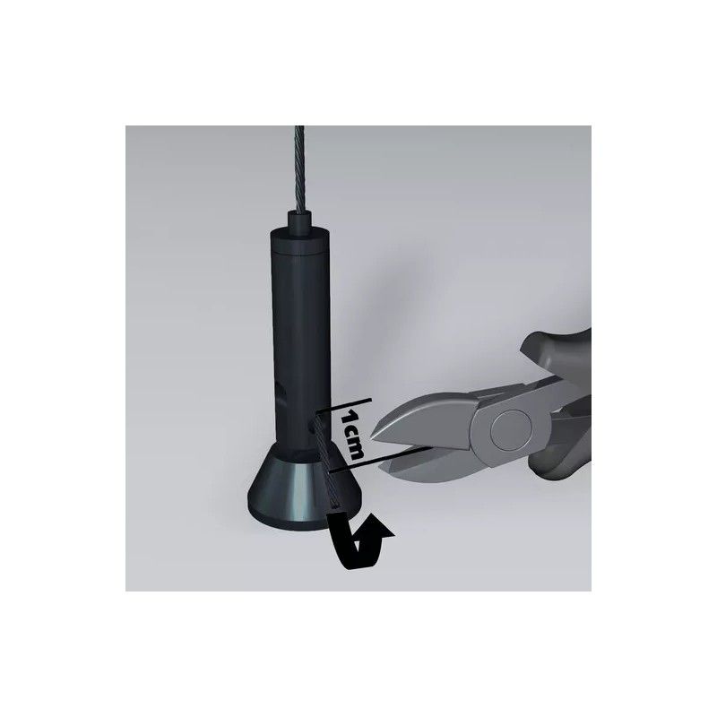 Kit Filo d'acciaio Artiteq 300 cm ARTI TEQ 24 - Cornice per Quadro