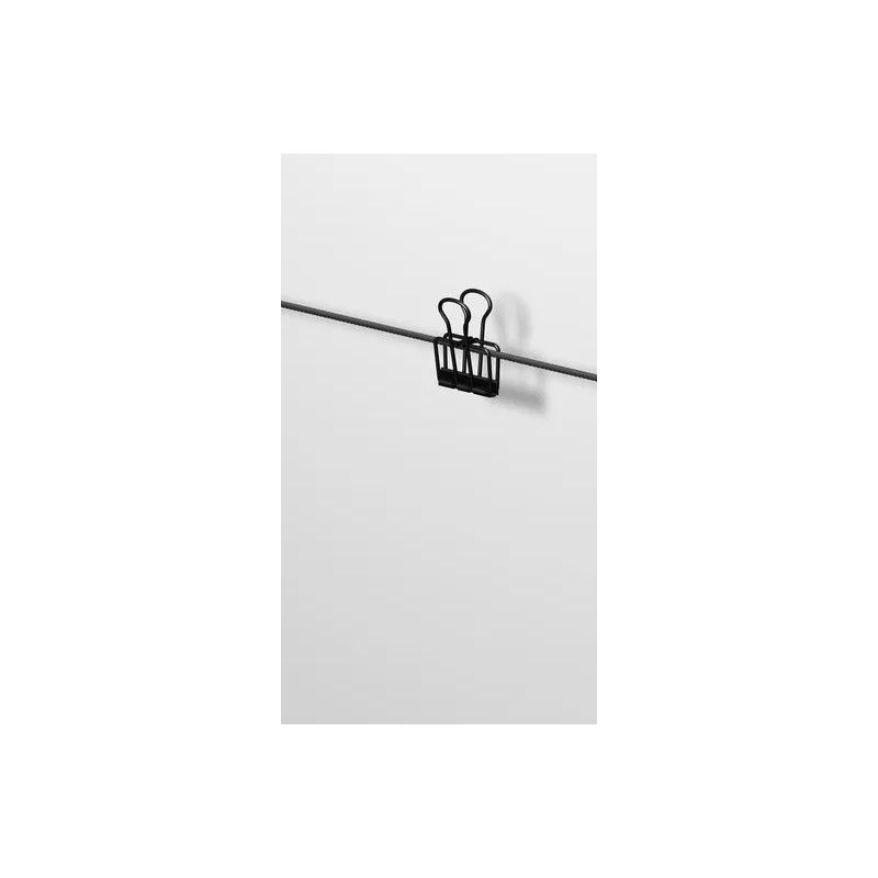 SCHWARZE PAPIERKLEMMEN VON ARTITEQ x 12 ARTI TEQ 2 - Cimaise Tableau 