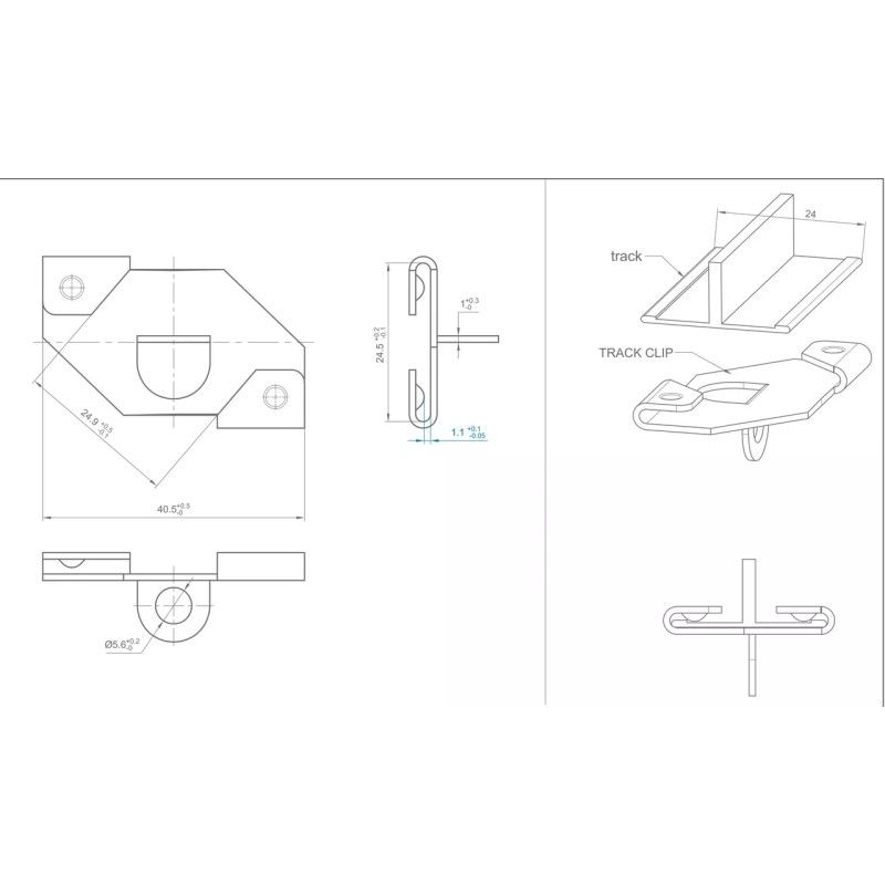Abrazaderas de techo para suspensión Bajo techo Newly ARTI TEQ 5 - Cimaise Tableau 