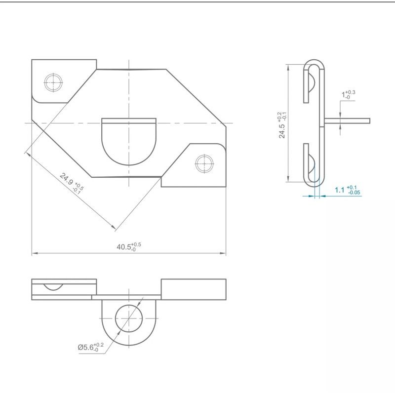 Deckenklemme zur Abhängung unter der Decke Newly ARTI TEQ 6 - Cimaise Tableau 
