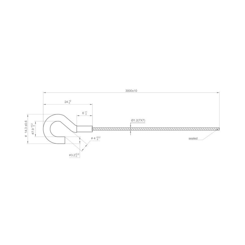 FIL IN ACCIAIO 1.2 mm ARTITEQ ARTI TEQ 3 - Cimasa Quadro