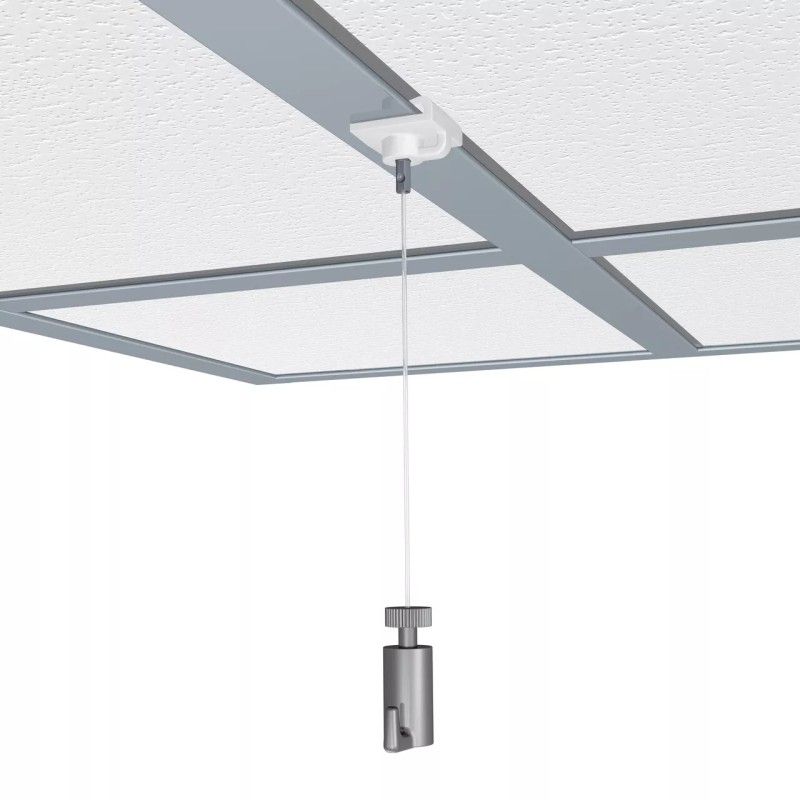 ATTACHE FAUX PLAFOND BLANC PLASTIQUE ARTITEQ ARTI TEQ 4 - Cimaise Tableau 