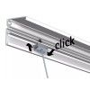 Riel para cuadros de doble pared hasta 80 kg , riel y deslizador, 200 cm TRACK & SLIDE 15 - Cimaise Tableau 