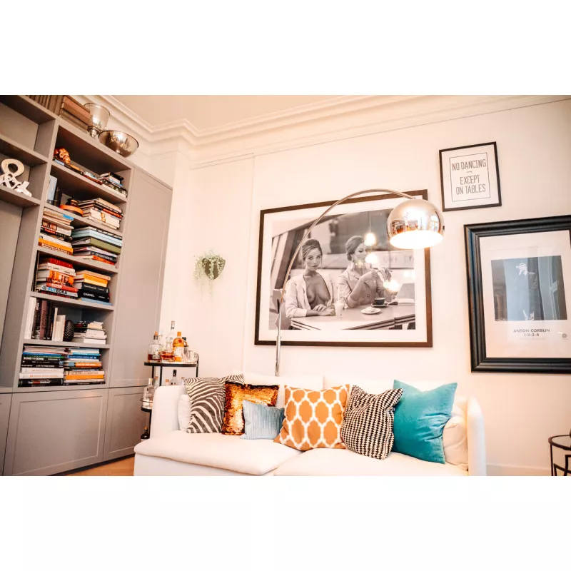 Click rail pro 50 kg + Clips - artiteq para colgar cuadros ARTI TEQ 14 - Cimaise Tableau 