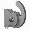 Self-locking hook for 4 x 4 rod (100 kg)