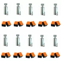 Pack di 10 ganci autobloccanti da 15 kg per fili e asta da 2 mm Cimaise Tableau 1 - Cimaise Tableau