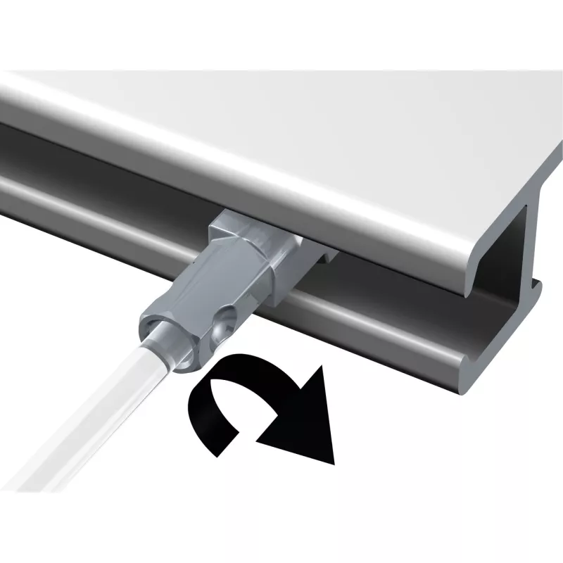 Hilos de Perlon Twister - 2 mm (INSERCIÓN DESDE ABAJO) - rieles para colgar cuadros artiteq ARTI TEQ 17 - Cimaise Tableau 