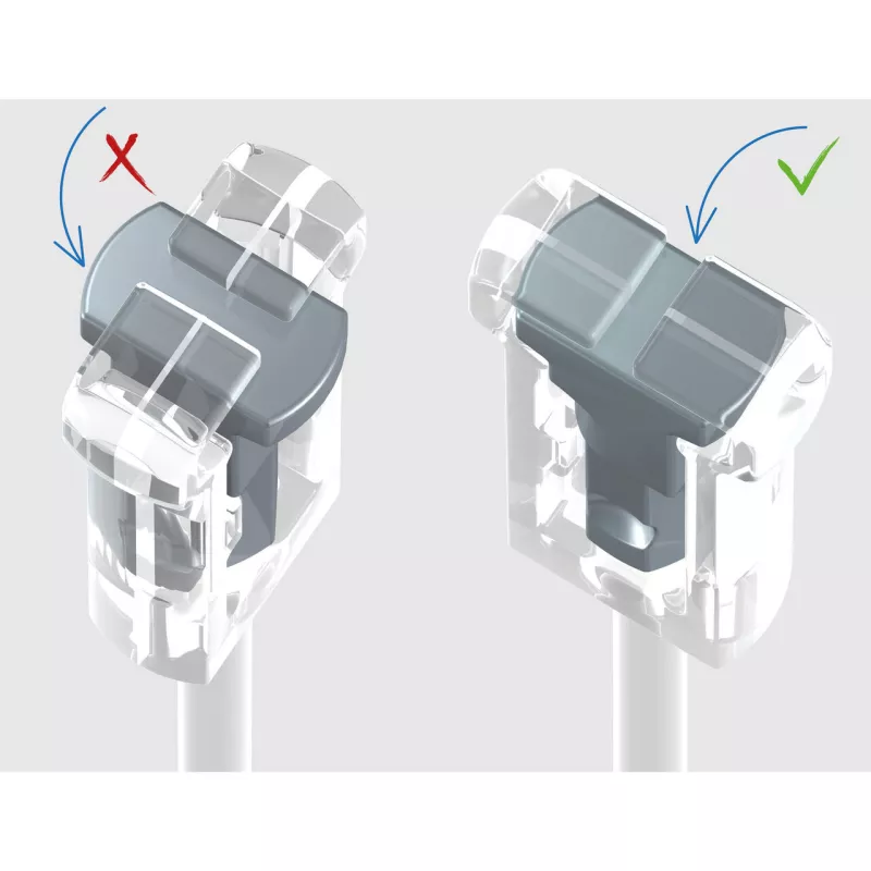 Fils perlon Twister Click2Fix - 2 mm ( INSERTION PAR LE DESSOUS ) - accrochage cimaises tableaux artiteq ARTI TEQ 21 - Cimaise T