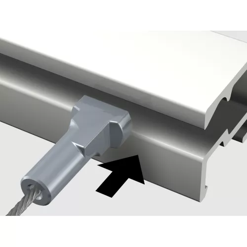 Twister Stahldraht Micro für Kerzen ( 1 mm ) - Tisch artiteq ARTI TEQ 2 - Cimaise Tableau 