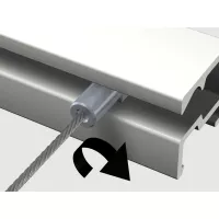 Filo girevole in nylon Micro per cornice (1 mm) - sospensione cornice Artiteq ARTI TEQ 2 - Cimaise Tableau 