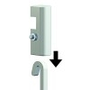 Blocking unit for 4 X 4 mm rod (For securing rod) - fixing picture rail for artiteq painting ARTI TEQ 2 - Cimaise Tableau 