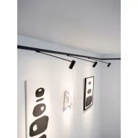 Illume Duo Rail (48V) - Cimaise lumineuse - système d'accrochage et décoration - détail 2