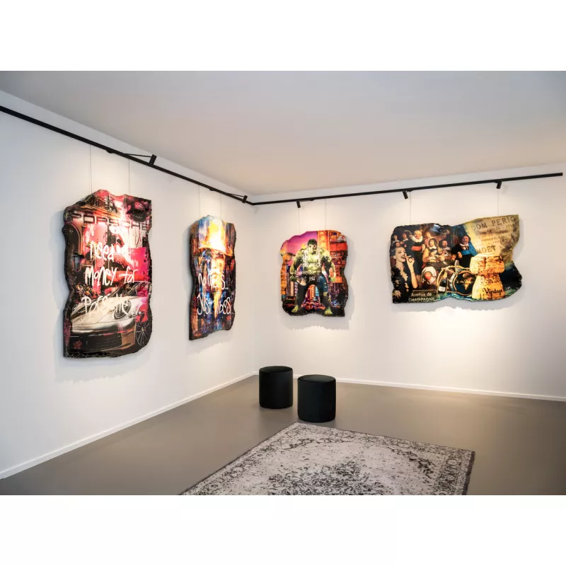 Illume Duo Rail (48V) - Riel para cuadros iluminado Artiteq 6 - Cimaise Tableau 