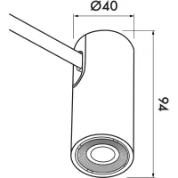 Spot Luminaire Beam pour Illume Duo (30 cm) - système d'accrochage et décoration - détail 2