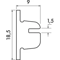 Strahlscheinwerfer für Illume Duo (30 cm ) - système d'accrochage et décoration - détail 3