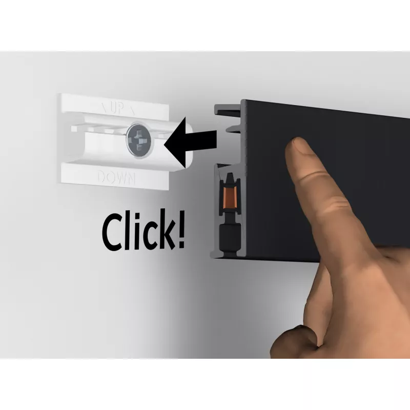 Click & Connect wall mounting clip - système d'accrochage et décoration