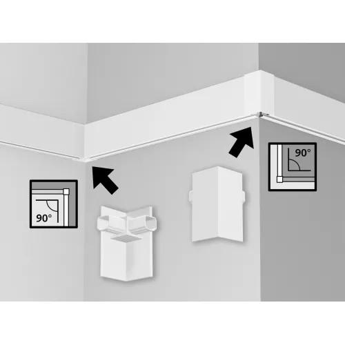 Illume Duo Rail (48V) - Lighted picture rail ARTI TEQ 10 - Cimaise Tableau 