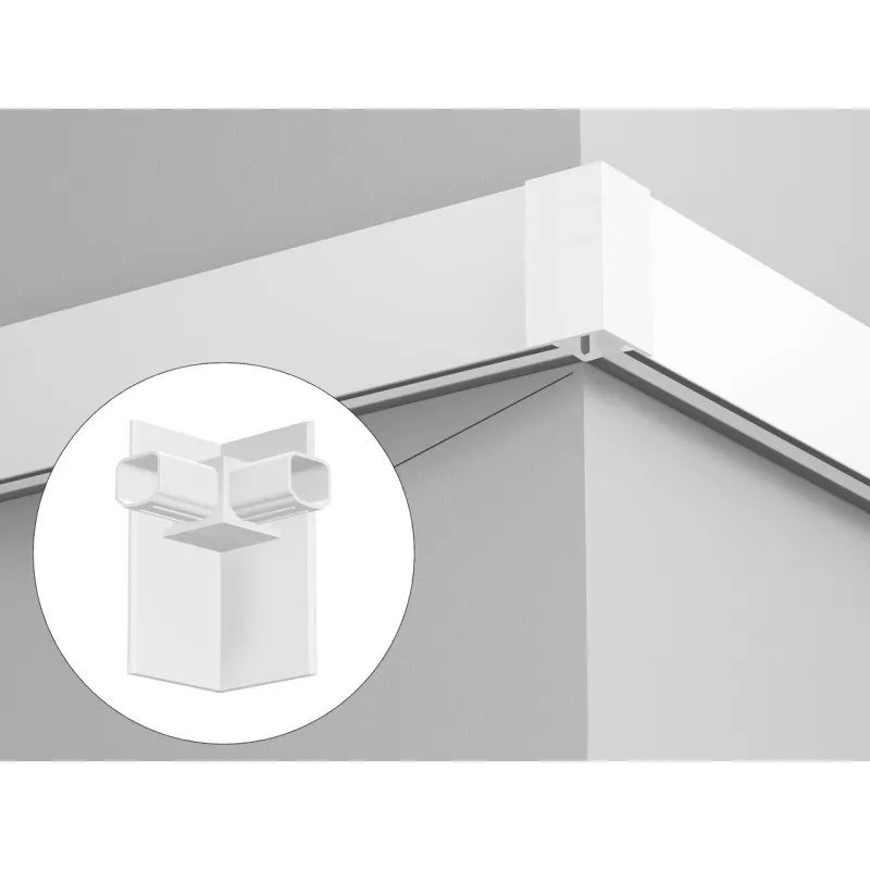 Conector de esquina m Illume Duo - système d'accrochage et décoration