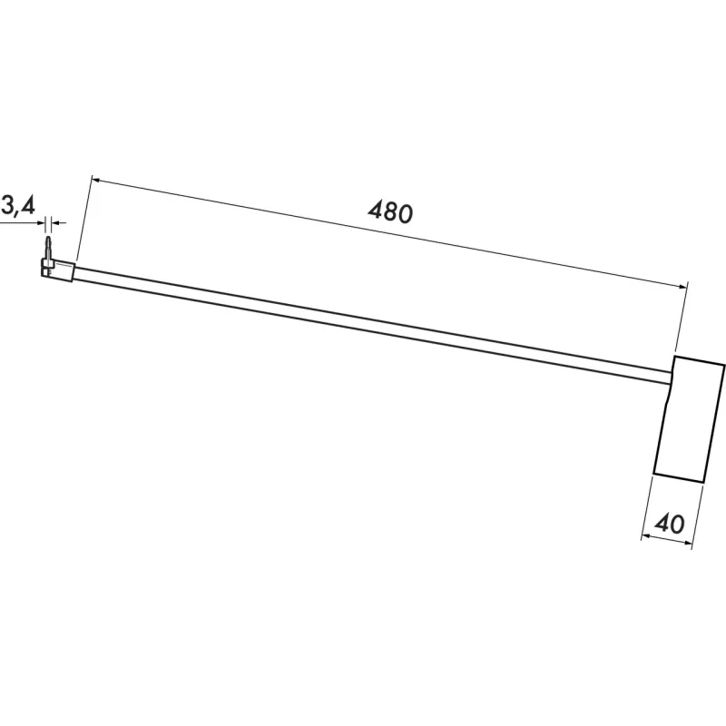 Beam spotlight for Illume Duo (30 cm ) Artiteq 66 - Cimaise Tableau 