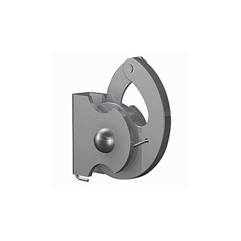 Gancho antirrobo para varilla de 4 x 4 mm (100 kg) - Fijación de riel para cuadros para tablero artiteq ARTI TEQ 2 - Cimaise Tab