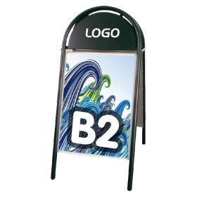 Parar la acera Iron a bordo magnético Negro M&T DISPLAYS 2 - Cimaise Tableau