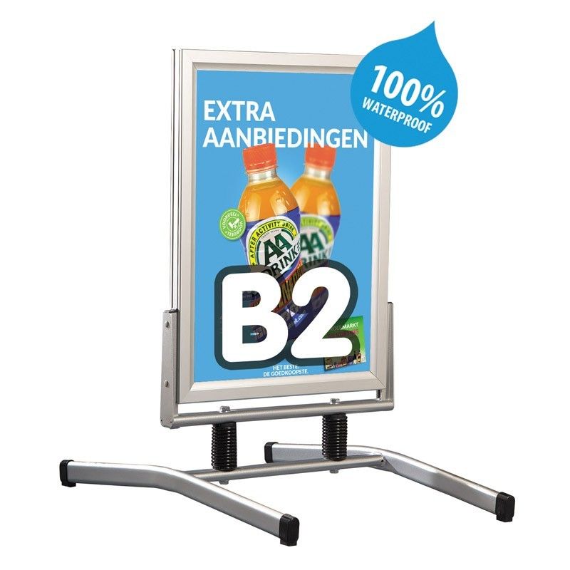 Stop marciapiede Alu Swingmaster impermeabile M&T DISPLAYS 2 - Cimaise Tableau 