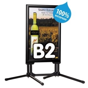 Stop trottoir Swing Pro noir ou alu modèle H M&T DISPLAYS 2 - Cimaise Tableau